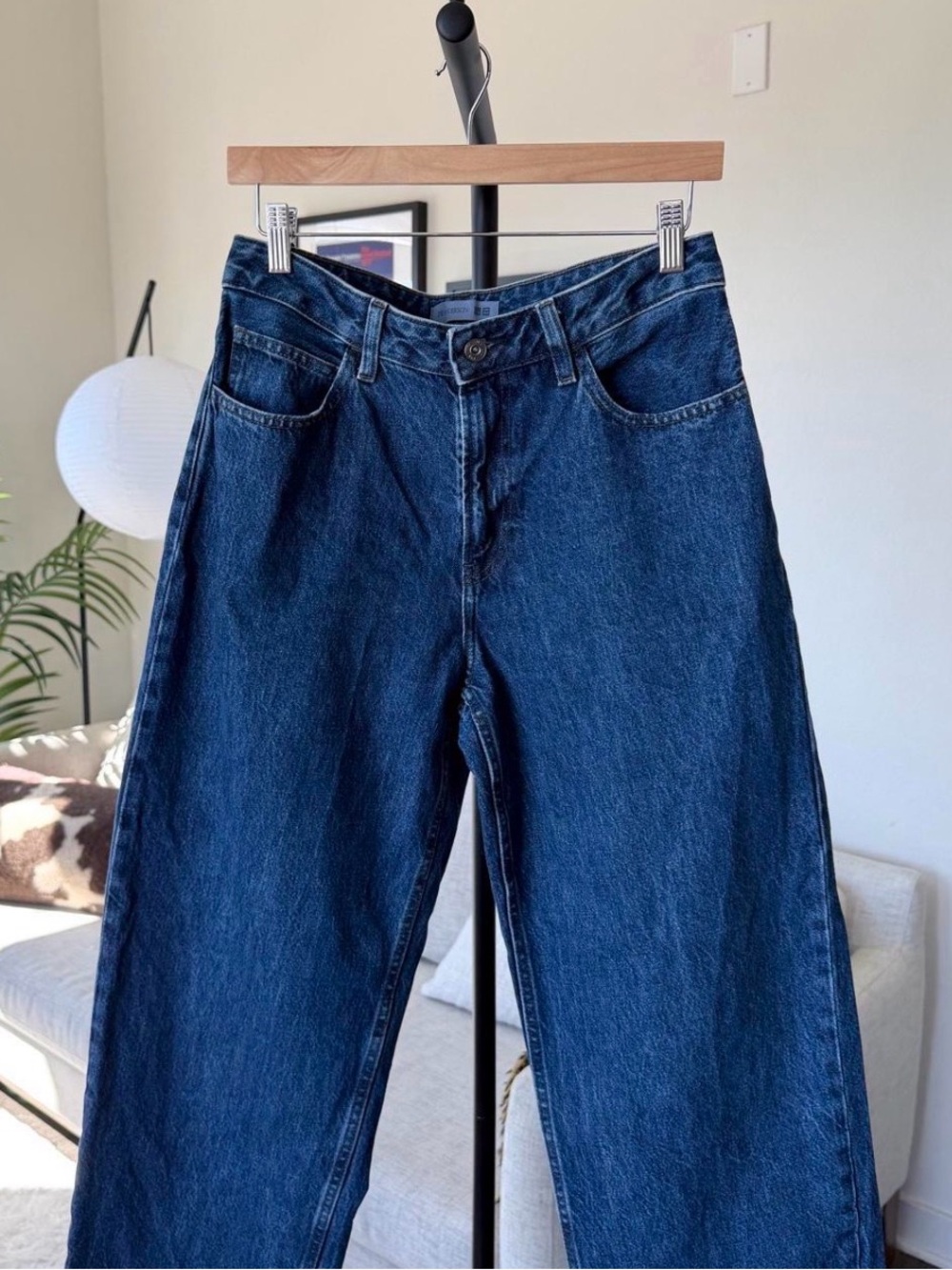 UNIQLO x JW ANDERSON baggy jeans in dark blue, size 27